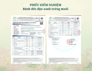 Bánh 320g - Đậu Xanh Trứng Muối Hoàng Kim (Dẻo) deo Đxtm