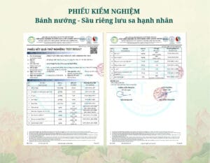 Bánh 150g - Sầu Riêng Lưu Sa Hạnh Nhân nuongsr