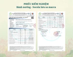 Bánh 150g - Socola Lưu Sa Macca nuongsocola