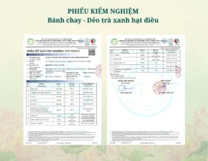 Bánh 150g - Trà xanh hạt điều (Chay) txhd